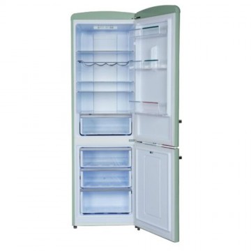 Morris Retro Ψυγειοκαταψύκτης 330lt Total NoFrost Υ190xΠ59.5xΒ69.4εκ. Πράσινος MRS-31332LGM